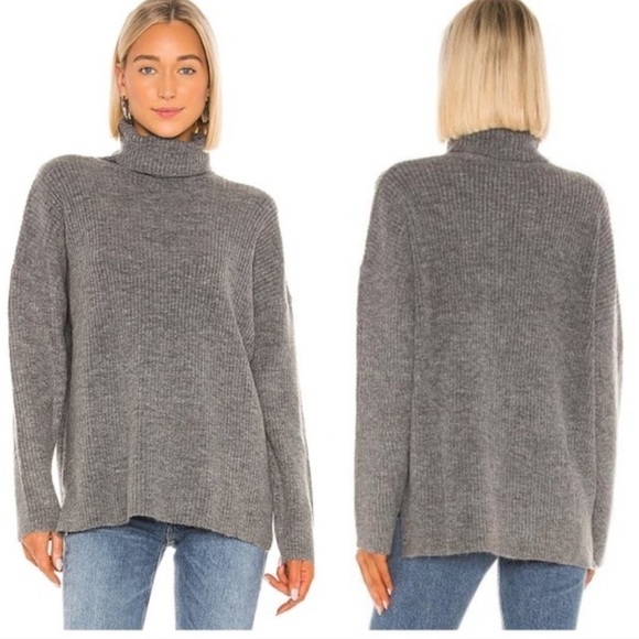 Lovers + Friends Sweaters - Lovers + Friends Turtleneck Sweater Women Small Wool Blend Ribbed Oversized Cozy